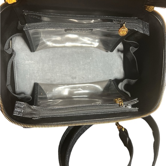 Chanel Large Vanity with Authentic Strap, COA - Picture 13 of 15